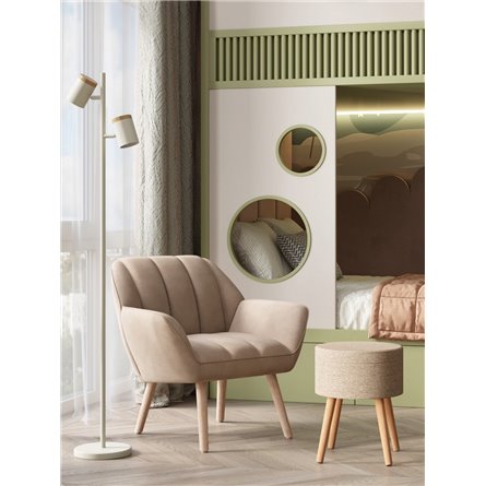 Пуф|Stool Group|Store Woody рогожка бежевая с ящиком