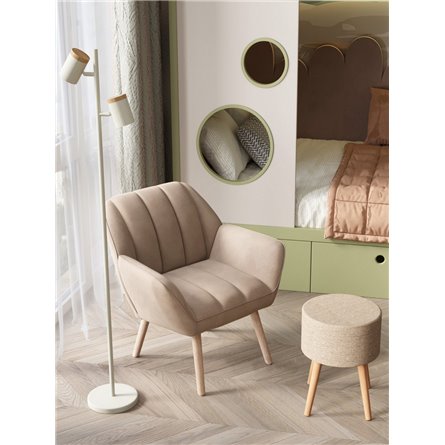 Пуф|Stool Group|Store Woody рогожка бежевая с ящиком