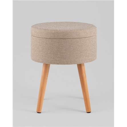 Пуф|Stool Group|Store Woody рогожка бежевая с ящиком