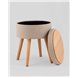 Пуф|Stool Group|Store Woody рогожка бежевая с ящиком Пуф|Stool Group|Store Woody рогожка бежевая с ящиком