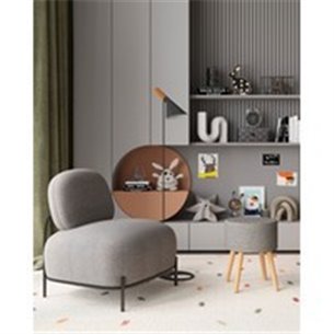 Пуф|Stool Group|Store Woody рогожка серая с ящиком