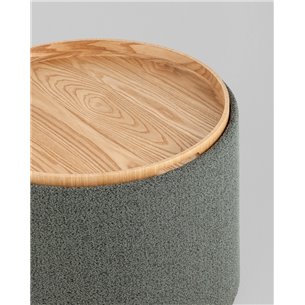 Пуф|Stool Group|Хюгге L букле темно-серый