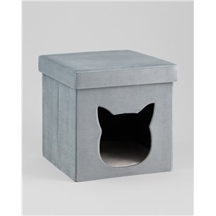 Пуф|Stool Group|Store Pet бирюзовый складной с ящиком