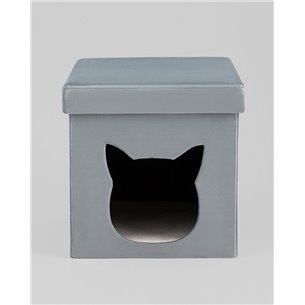 Пуф|Stool Group|Store Pet бирюзовый складной с ящиком