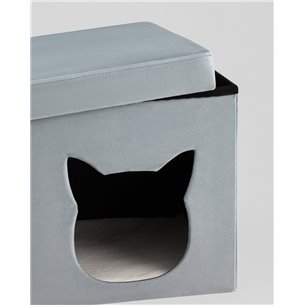 Пуф|Stool Group|Store Pet бирюзовый складной с ящиком