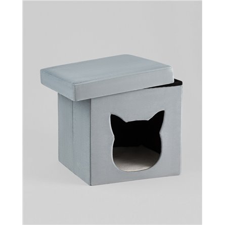 Пуф|Stool Group|Store Pet бирюзовый складной с ящиком