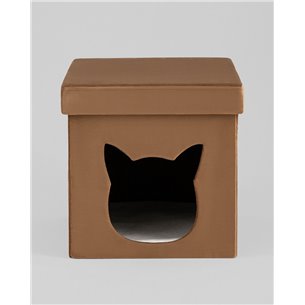 Пуф|Stool Group|Store Pet коричневый складной с ящиком