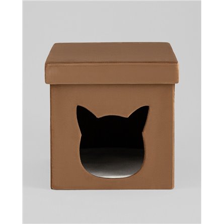 Пуф|Stool Group|Store Pet коричневый складной с ящиком