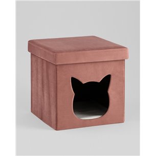 Пуф|Stool Group|Store Pet розовый складной с ящиком