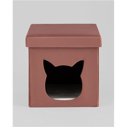 Пуф|Stool Group|Store Pet розовый складной с ящиком