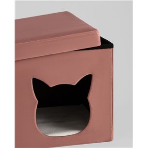 Пуф|Stool Group|Store Pet розовый складной с ящиком