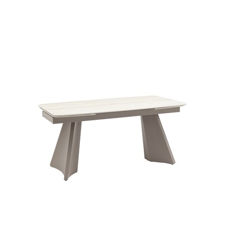 Стол обеденный Eliora 160-240*90 см серая керамика