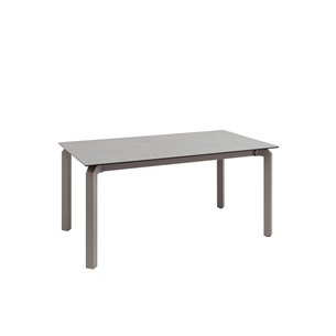 Стол обеденный Varden раскладной 160-220*90 см керамика серый
