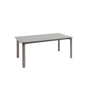 Стол обеденный Varden раскладной 180-240*90 см керамика темно-серый