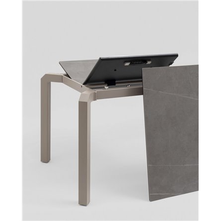 Обеденный стол|Stool Group|Varden раскладной 180-240х90 см керамика серый