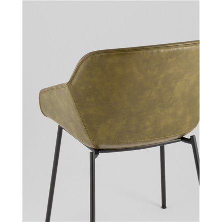 Стул|Stool Group|Ashby экокожа зелёный сиденье