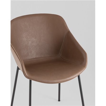 Стул|Stool Group|Ashby экокожа светло-коричневый сиденье