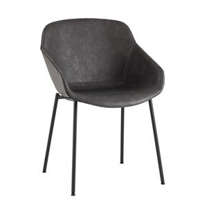 Стул Ashby экокожа серый