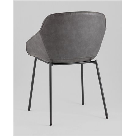 Стул|Stool Group|Ashby экокожа серый сиденье