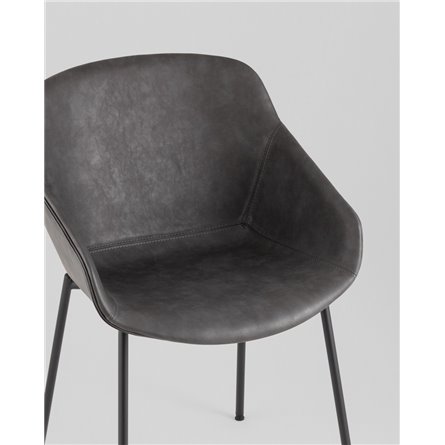 Стул|Stool Group|Ashby экокожа серый сиденье
