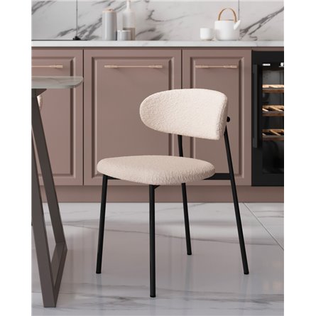 Стул|Stool Group|Sevyn букле молочный