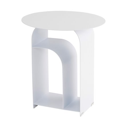 Журнальный столик Arwel металл белый