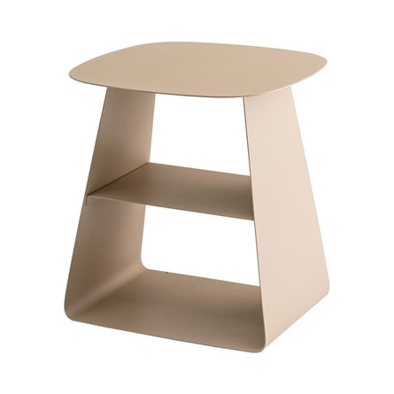 Журнальный столик Leyre металл бежевый