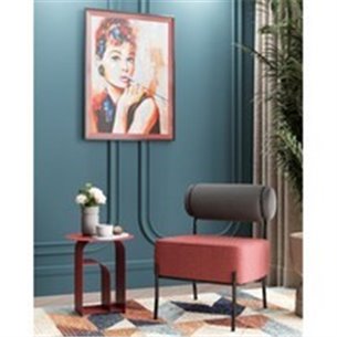 Кресло|Stool Group|Ponpoun тёмно-серый бордо