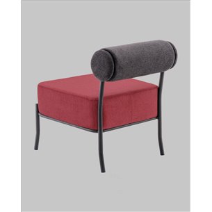 Кресло|Stool Group|Ponpoun тёмно-серый бордо