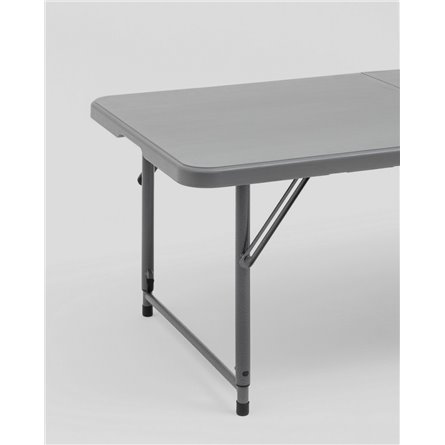 Стол|Stool Group|складной 122*61*74 см с регулировкой высоты серый