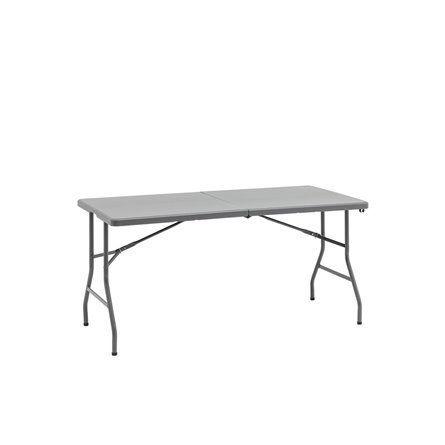 Стол-чемодан складной 152*74*74 серый