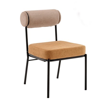 Стул обеденный Ponpoun бежевый терракотовый