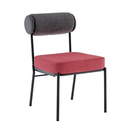 Стул обеденный Ponpoun тёмно-серый бордо