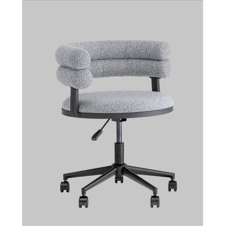 Компьютерное кресло|Stool Group|Ponty серый чёрные ножки