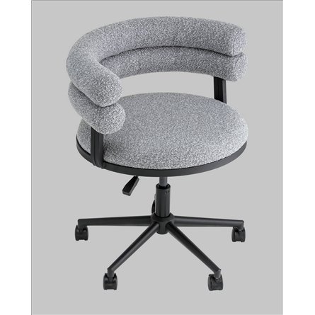 Компьютерное кресло|Stool Group|Ponty серый чёрные ножки