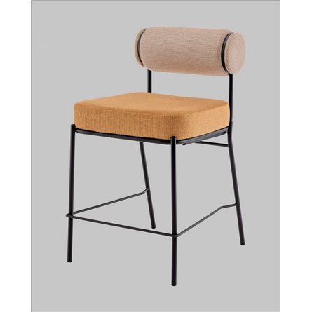 Стул полубарный|Stool Group|Ponpoun бежевый терракотовый