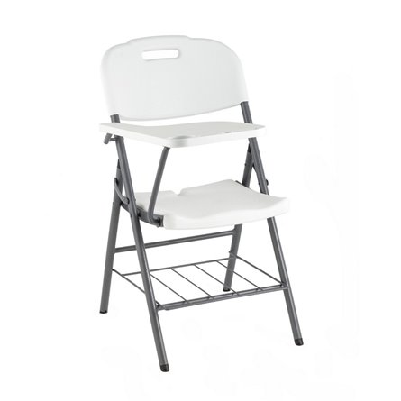 Стул складной банкетный со столиком и полкой