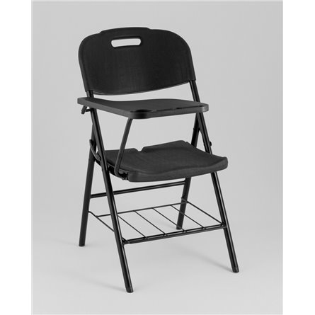 Стулья складные|Stool Group|банкетный со столиком и полкой черный