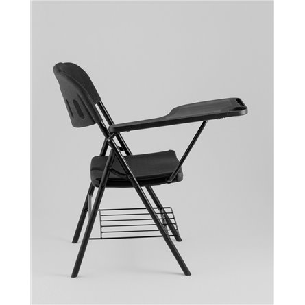 Стулья складные|Stool Group|банкетный со столиком и полкой черный