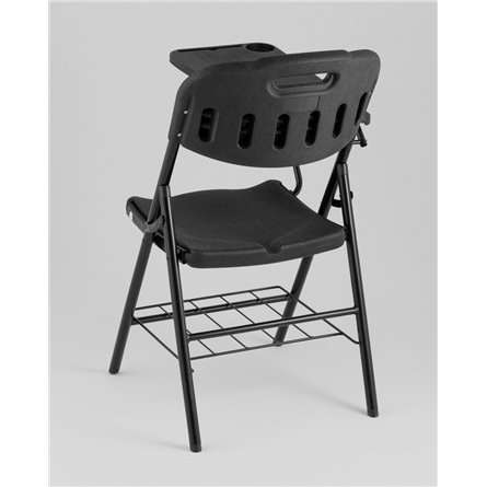 Стулья складные|Stool Group|банкетный со столиком и полкой черный