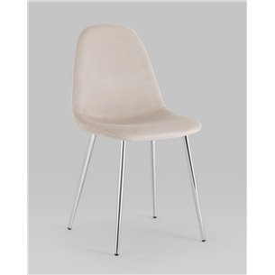 Стул|Stool Group|Валенсия SN велюр бежевый хромированные ножки
