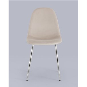 Стул|Stool Group|Валенсия SN велюр бежевый хромированные ножки