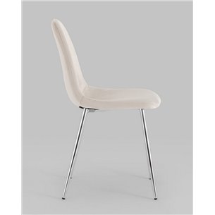 Стул|Stool Group|Валенсия SN велюр бежевый хромированные ножки