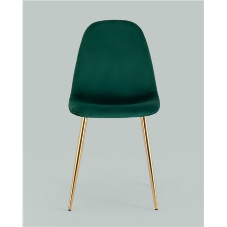 Стул|Stool Group|Валенсия SN, велюр зеленый золотые ножки