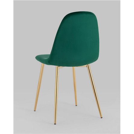 Стул|Stool Group|Валенсия SN, велюр зеленый золотые ножки
