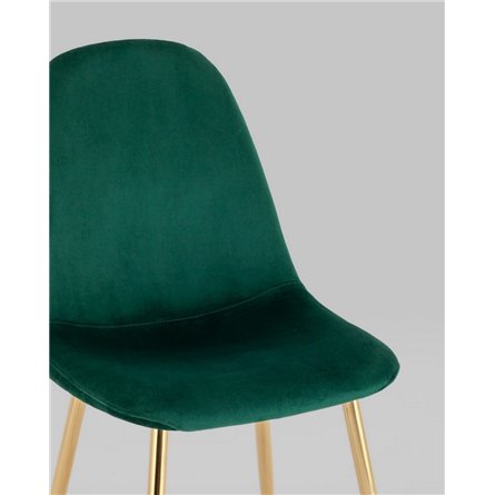 Стул|Stool Group|Валенсия SN, велюр зеленый золотые ножки