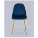 Стул|Stool Group|Валенсия SN велюр темно-синий золотые ножки Стул|Stool Group|Валенсия SN велюр темно-синий золотые ножки