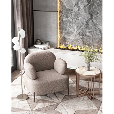 Кресло|Stool Group|Кэнди ткань букле капучино