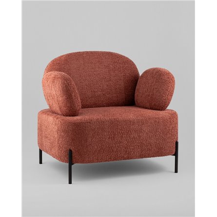 Кресло|Stool Group|Кэнди ткань букле коралловый