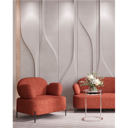 Кресло|Stool Group|Кэнди ткань букле коралловый